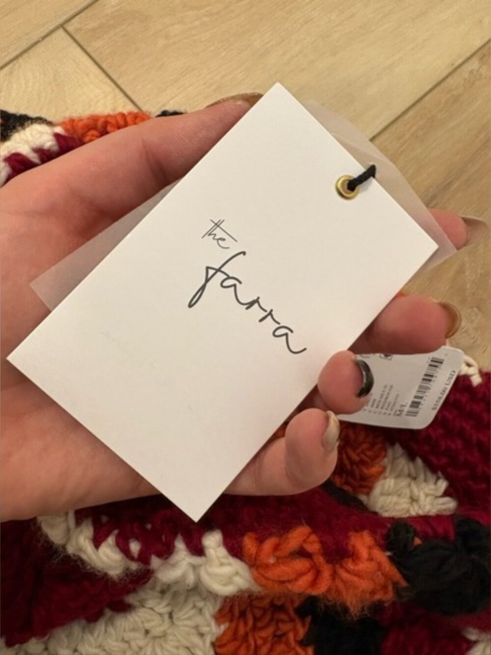 FREE PEOPLE “THE FARRA” CROCHET KNIT PANTS RARE  BOHO ICON  FESTIVAL STATEMENT - Picture 11 of 11